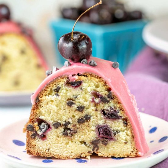 Chocolate Chip Cherry Pound Cake