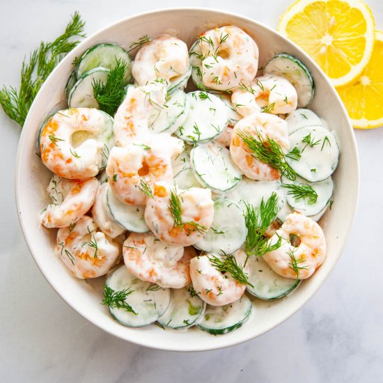 Cucumber Shrimp Salad