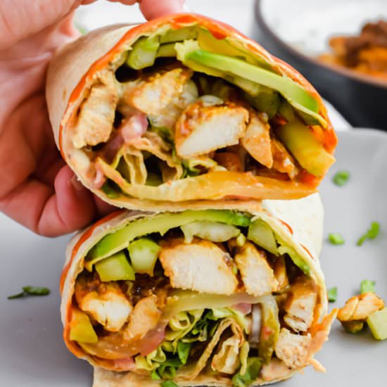 Buffalo Ranch Chicken Wrap