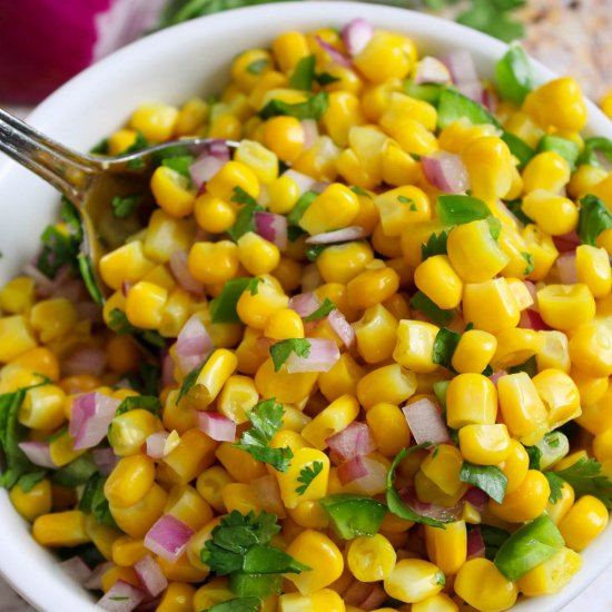 Roasted Chili Corn Salsa