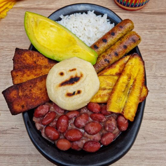 Vegan Colombian Bandeja Paisa