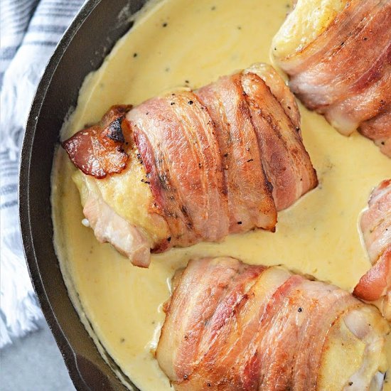 KETO BACON WRAPPED CHICKEN