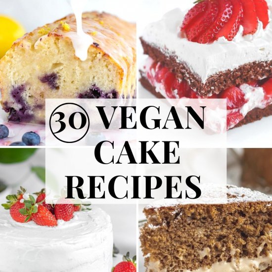 30 vegan cake recipes