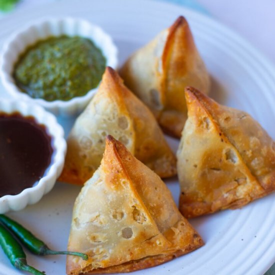 Air Fryer Frozen Samosa