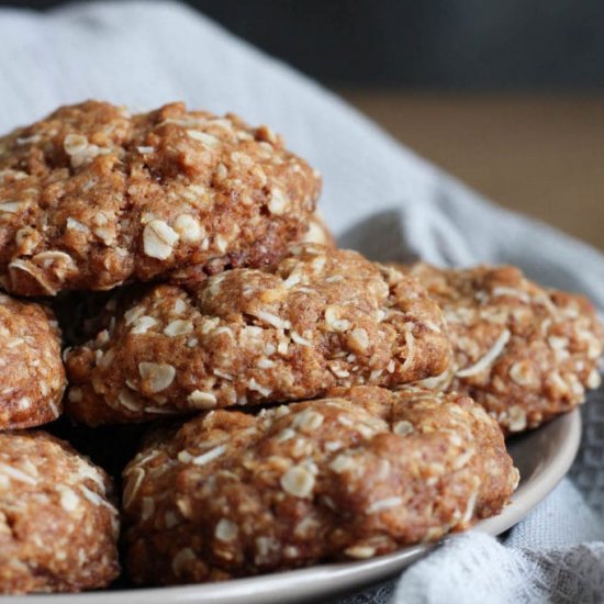 Vegan Coconut Oatmeal Cookies