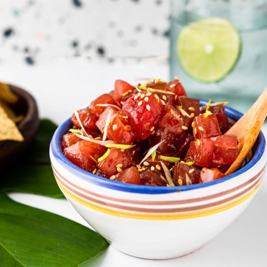 Sweet & Spicy Tuna Poke