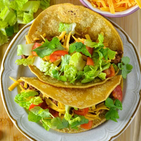 Ground Pork Tacos