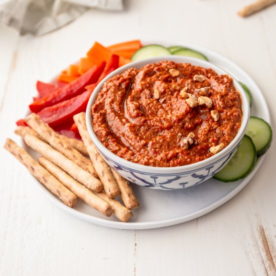 Muhammara – Roasted Red Pepper Dip