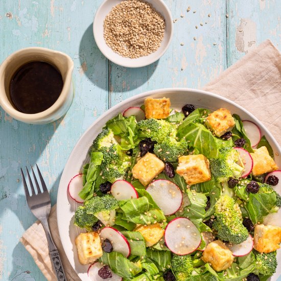 Bok Choy with Tofu Salad