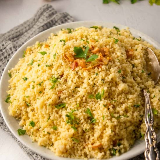 Easy Garlic Couscous