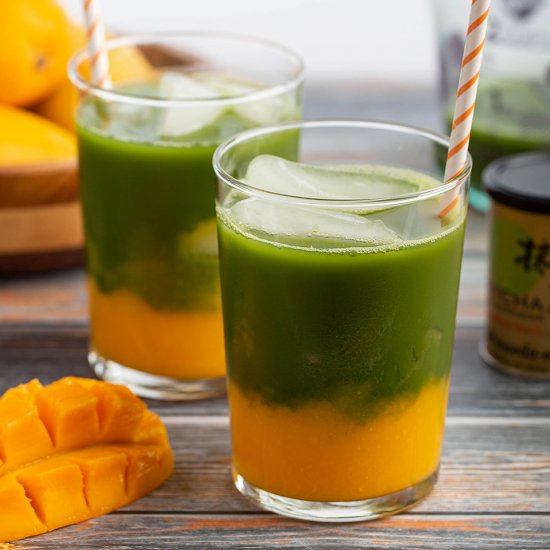 Iced Mango Matcha