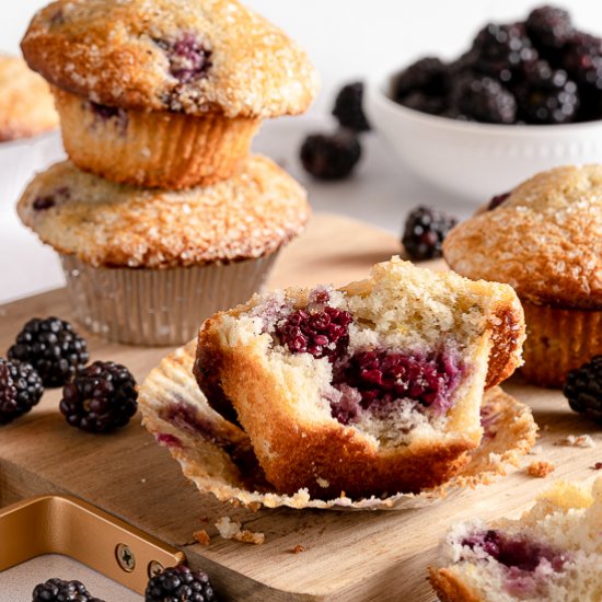 Blackberry Buttermilk Muffins