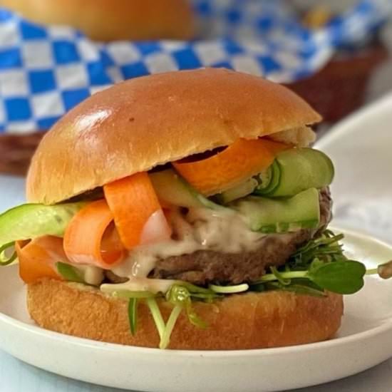 Asian Turkey Burgers