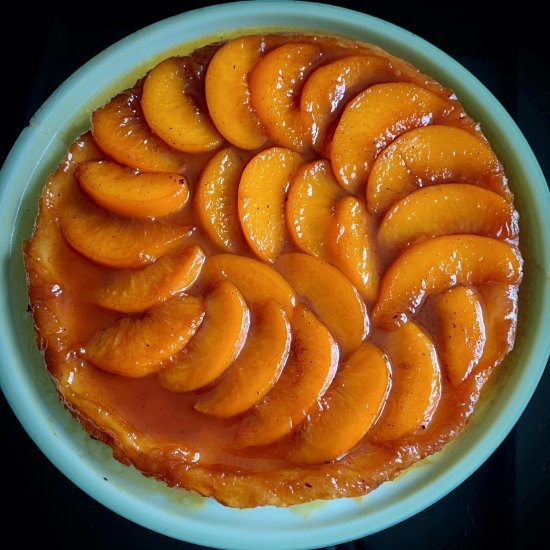 Peach Tarte Tatin