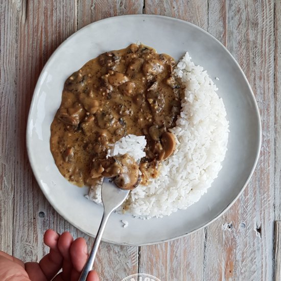 Mushroom Stroganoff