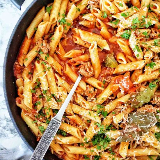 Pork Mince Pasta