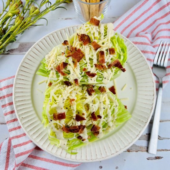 Caesar Bacon Wedge Salad