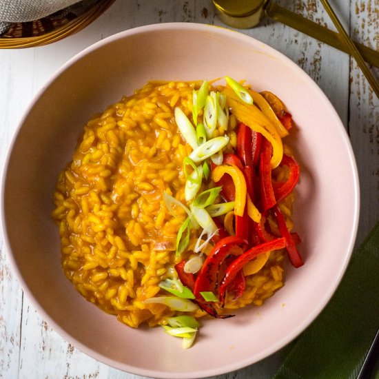 Sweet Chilli Risotto With Peppers