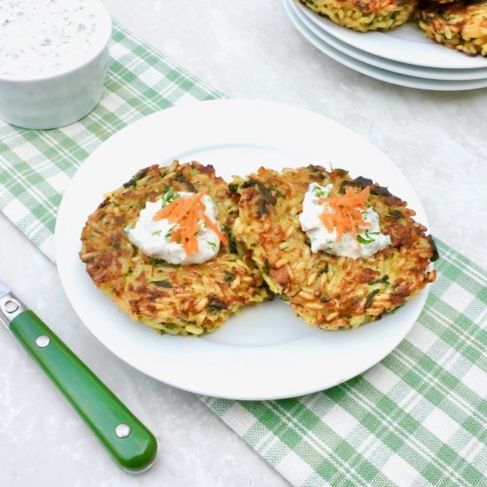 Brown Rice Veggie Cakes