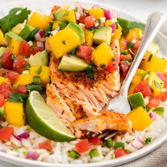 Chili-Lime Air Fryer Salmon