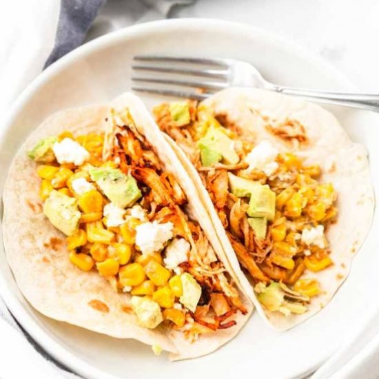 Street corn tacos