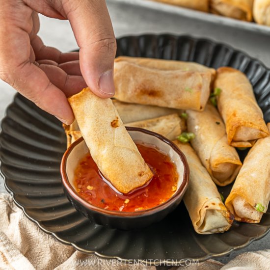 Air Fryer Frozen Spring Rolls