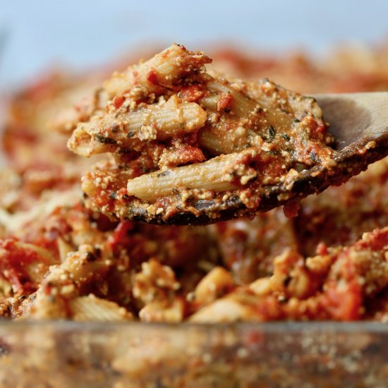 Easy Vegan Baked Ziti (Dairy-Free!)