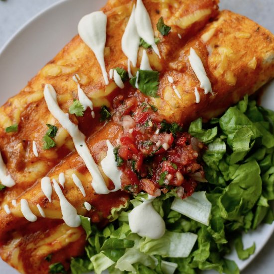 The Best Vegan Enchiladas