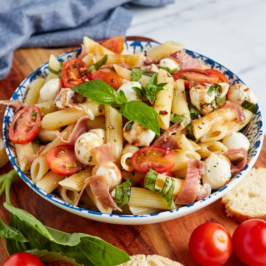 Caprese Pasta Salad with Prosciutto