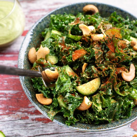 Fire Kale Salad