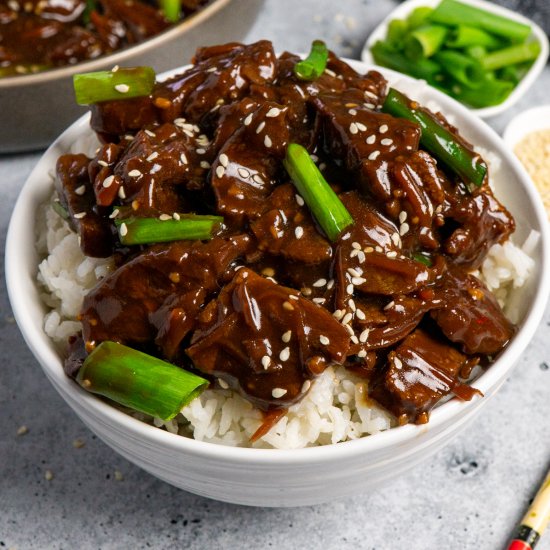 Slow Cooker Mongolian Beef