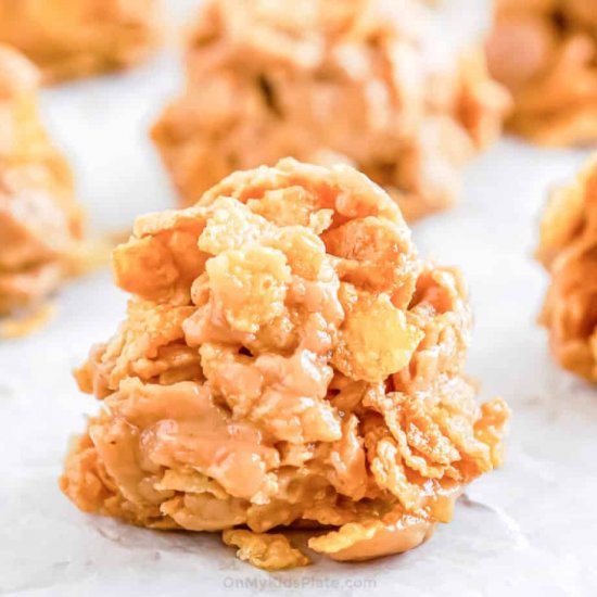 Peanut Butter Cornflake Cookies