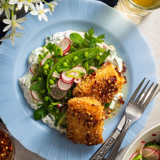 Crispy Hot Honey Halloumi