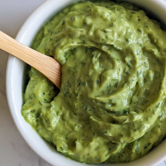 Avocado Cilantro Lime Crema