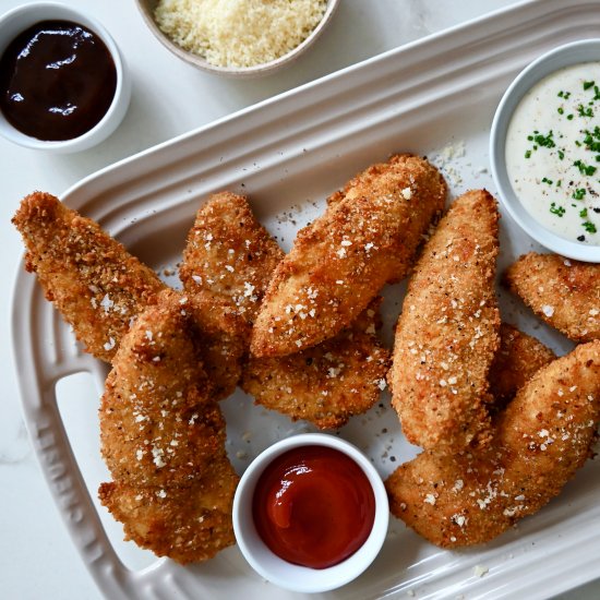 Parmesan Baked Chicken Tenders