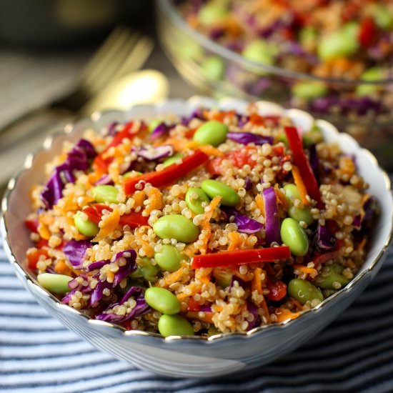 Quinoa Edamame Salad