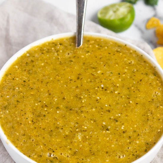 Roasted Tomatillo Salsa