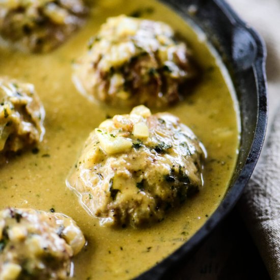 Tender Turkey Swedish Meatballs