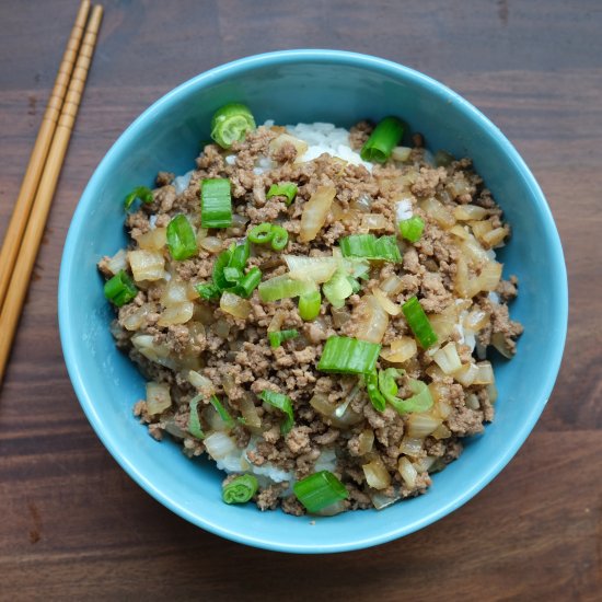 Shoyu Beef with Onion