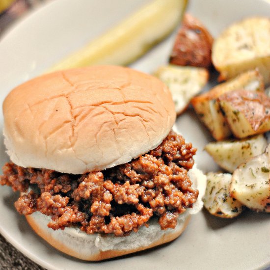 Easy 3 Ingredient Sloppy Joes