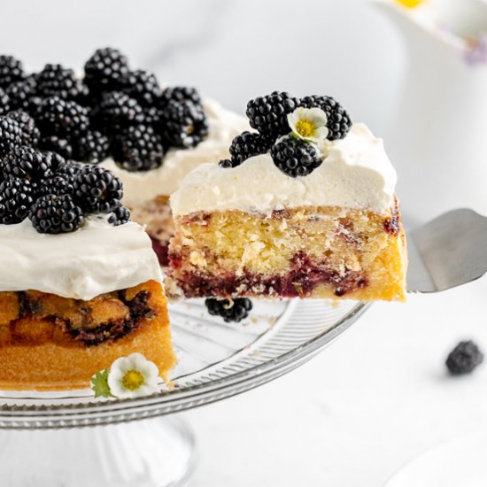 Easy Blackberry Lemon Cake