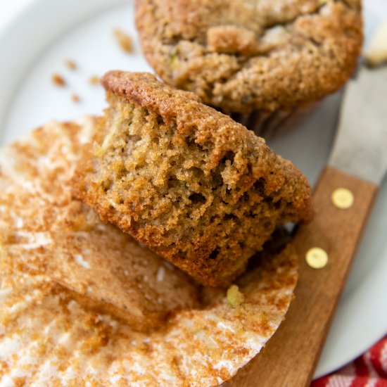 Almond Flour Zucchini Muffins