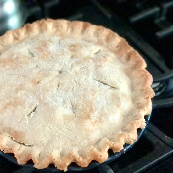 Rhubarb Custard Pie