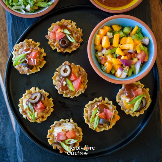 Air Fried Mexican Pizza Cups