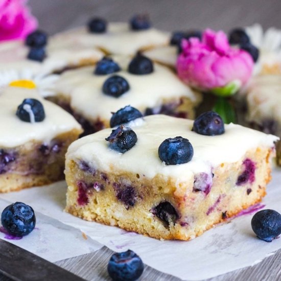 Blueberry Blondies