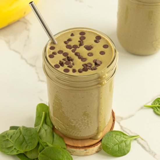 Chocolate Protein Green Smoothie