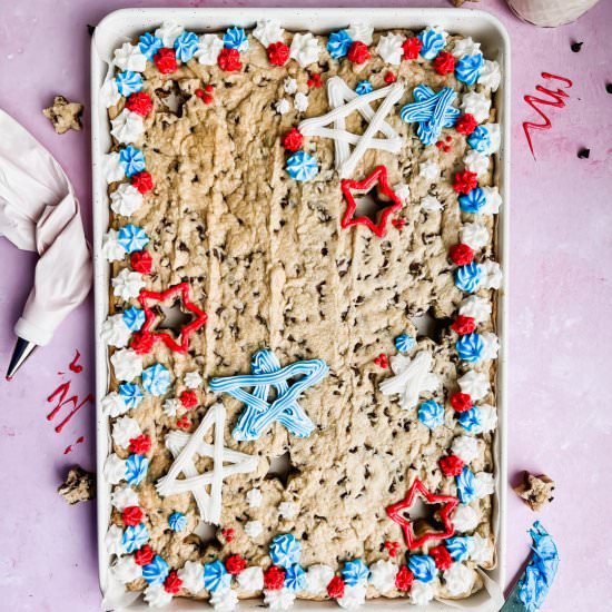 Fourth of July Cookie Cake