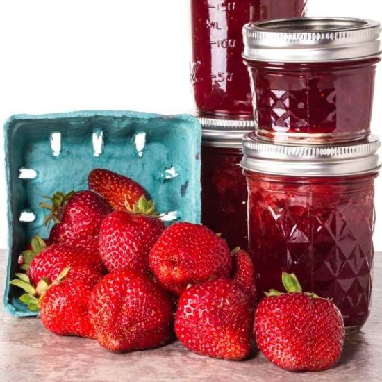 Low Sugar Strawberry Jam Recipe