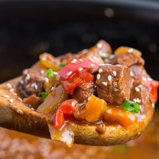 Crockpot Sweet and Sour Pork