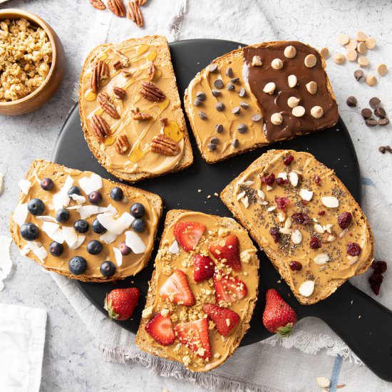 Peanut Butter Toast – 5 Recipes!